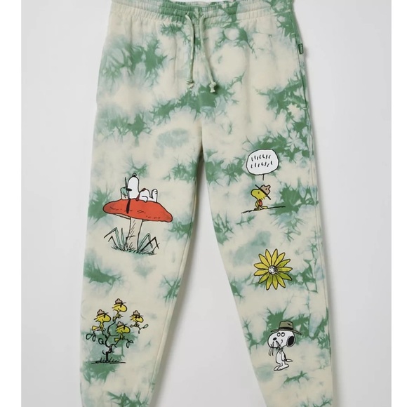 NWOT Parks Project X Peanuts Tie-Dye Sweatpant Size Small - Picture 2 of 13